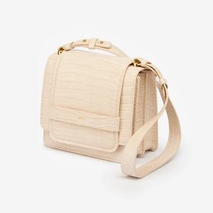 JW PEI - Fiona Beige Croc Bag